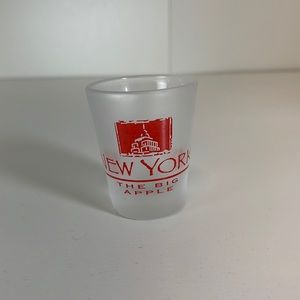 3/$12 NWOT New York The Big Apple Shot Glass
